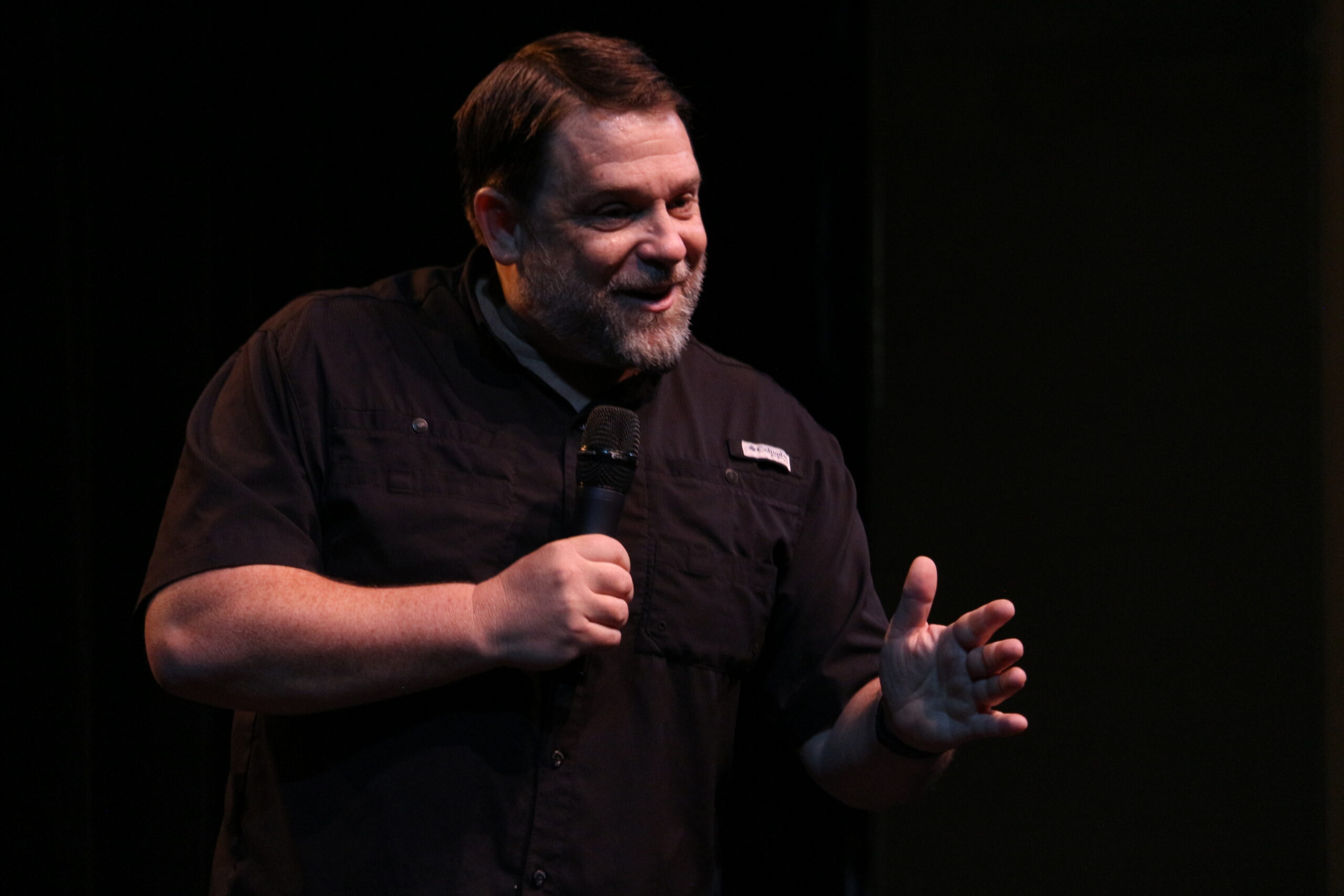 Hal Wilson performing at the Emma Kelly Theatre in Statesboro, GA