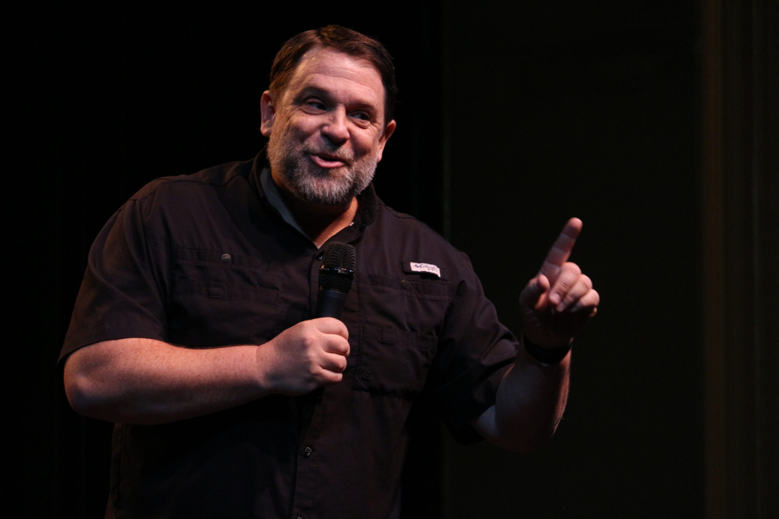 Hal Wilson performing at the Emma Kelly Theatre in Statesboro, GA